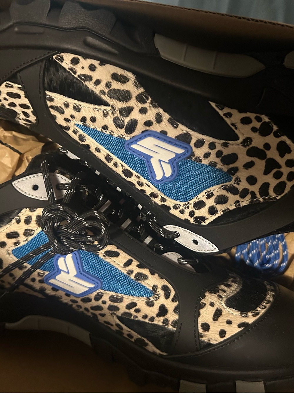 Sicko x PDF Channel Blue Diamond hiking sneakers US 12